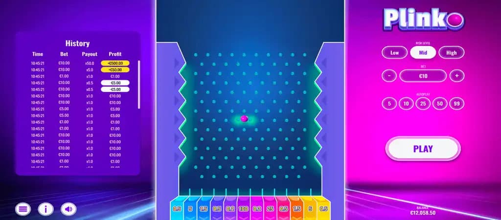 Plinko, Kasyno na żywo, polskie casino online