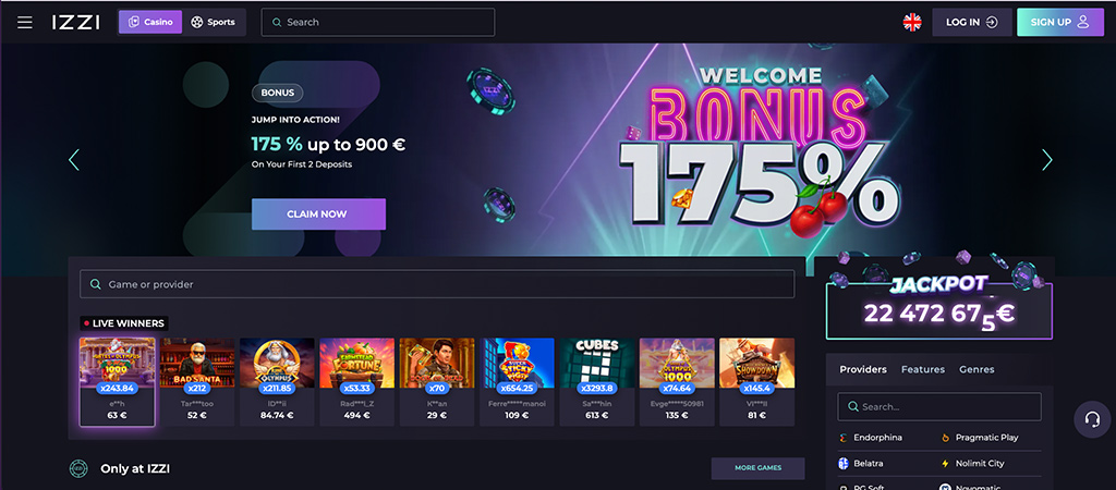 Izzi Casino, Nowoczesne Kasyno Online z Atrakcyjnymi Bonusami i Grami Slot