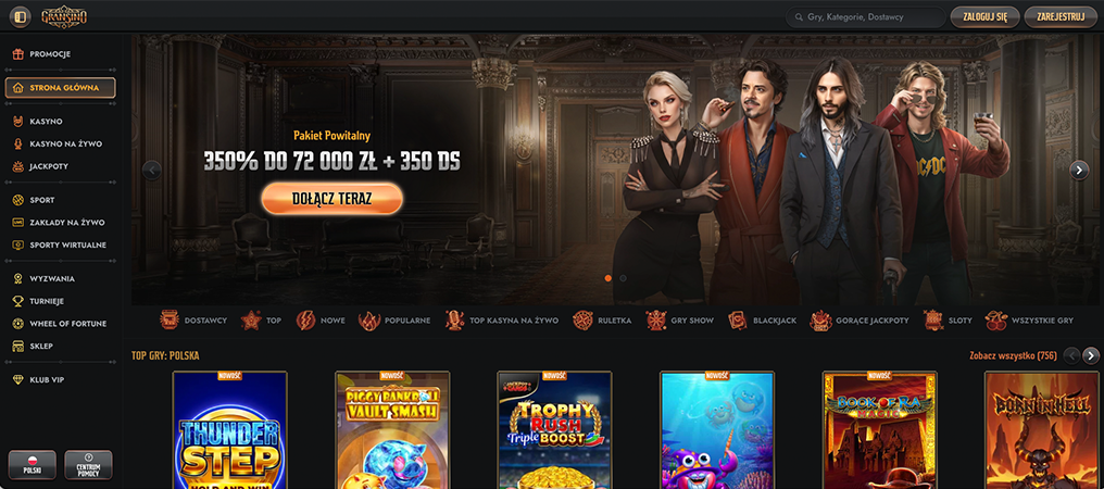 Gransino Casino, Polska Recenzja Kasyno Online