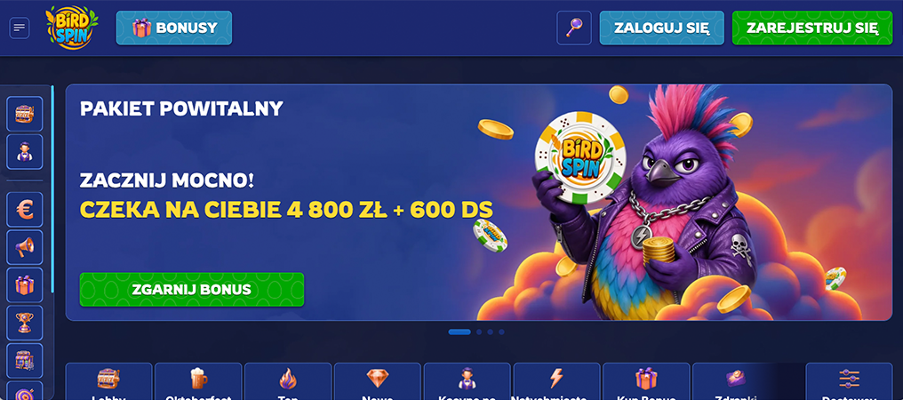 Birdspin Casino, Polskiej Recenzji, kasyn online