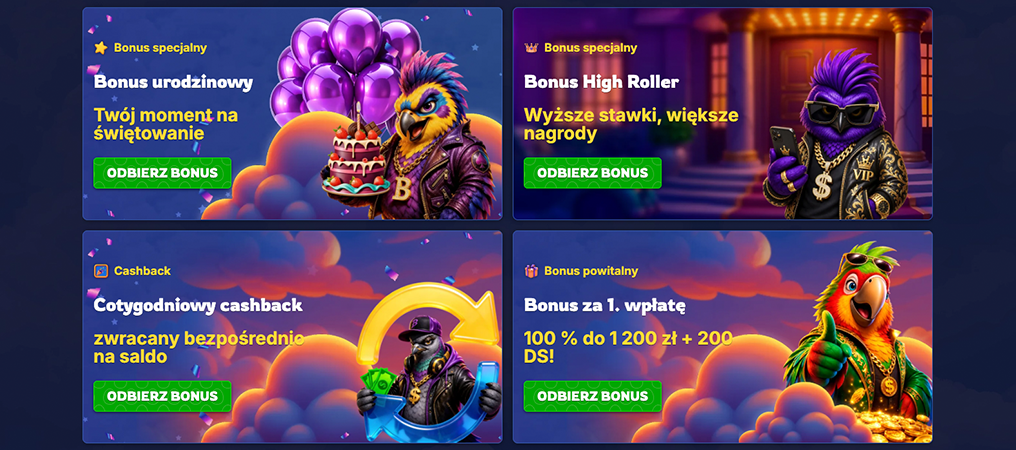Birdspin Bonus Bez Depozytu, Birdspin Casino 2026