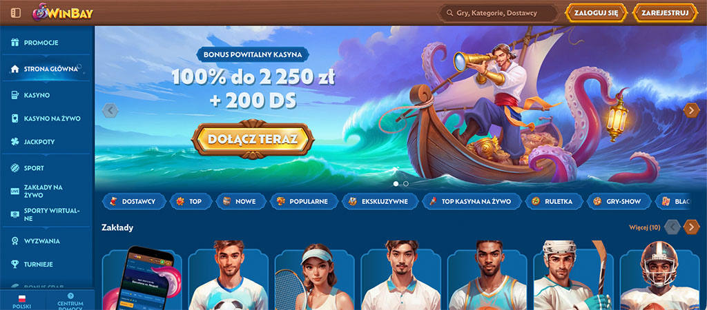Winbay Casino, polskie kasyno, online kasyno