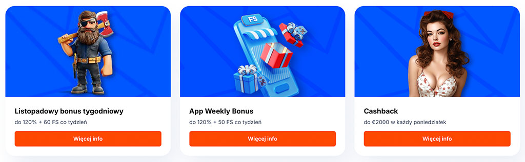 Program Cashback, online casino, sloty