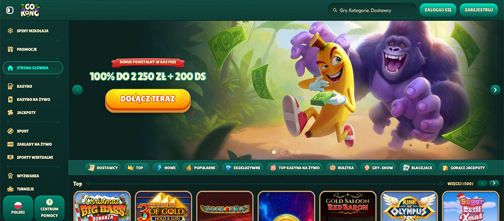 GoKong Casino, online casino, kasyno online