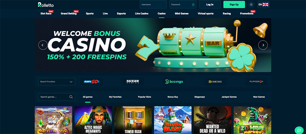 Odkryj kilka opcji Bonusu Powitalnego w Kasynie Online Rolletto 2026
