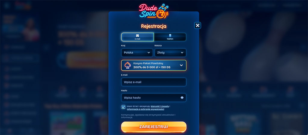 Program VIP dla najbardziej aktywnych klientów Dudespin pl