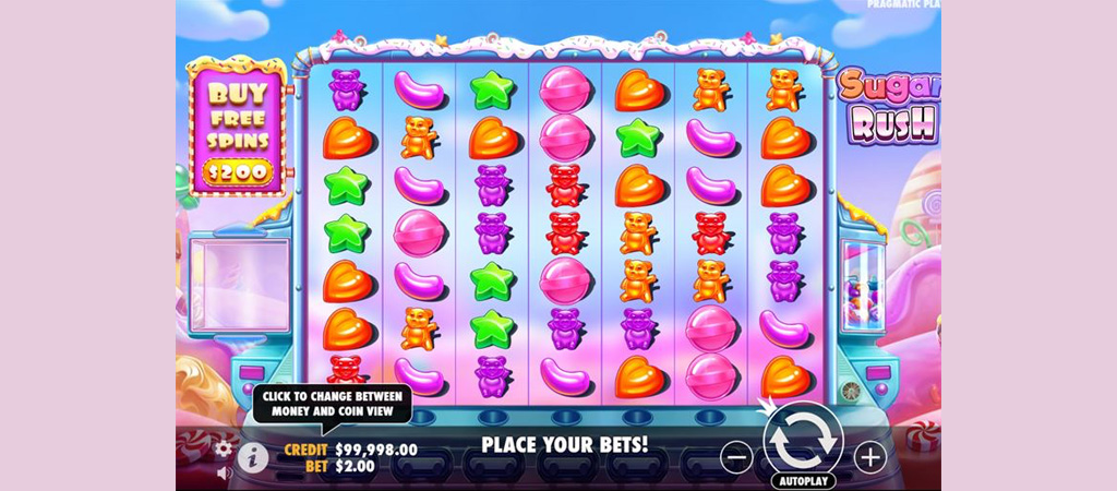 Sugar Rush, Pragmatic Play, Kasyno online automaty